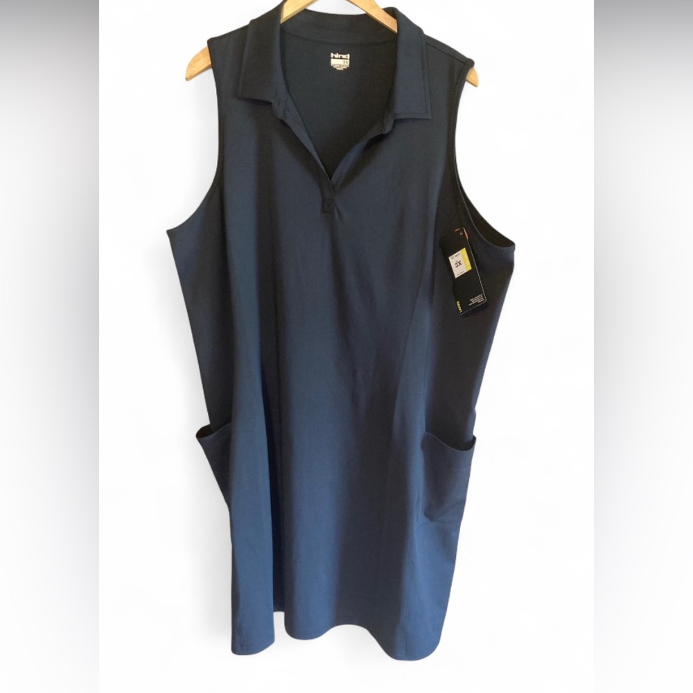 Hind 3X Athleisure Dress Black NWT